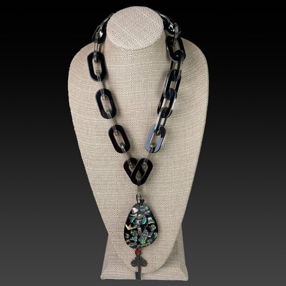 One-of-a-Kind Handmade Statement Necklace - Picture 2 of 5